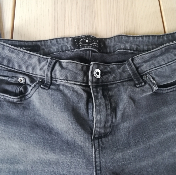 Lucky Brand Size 8 Lolita Skinny Gray Jeans - Picture 3 of 11